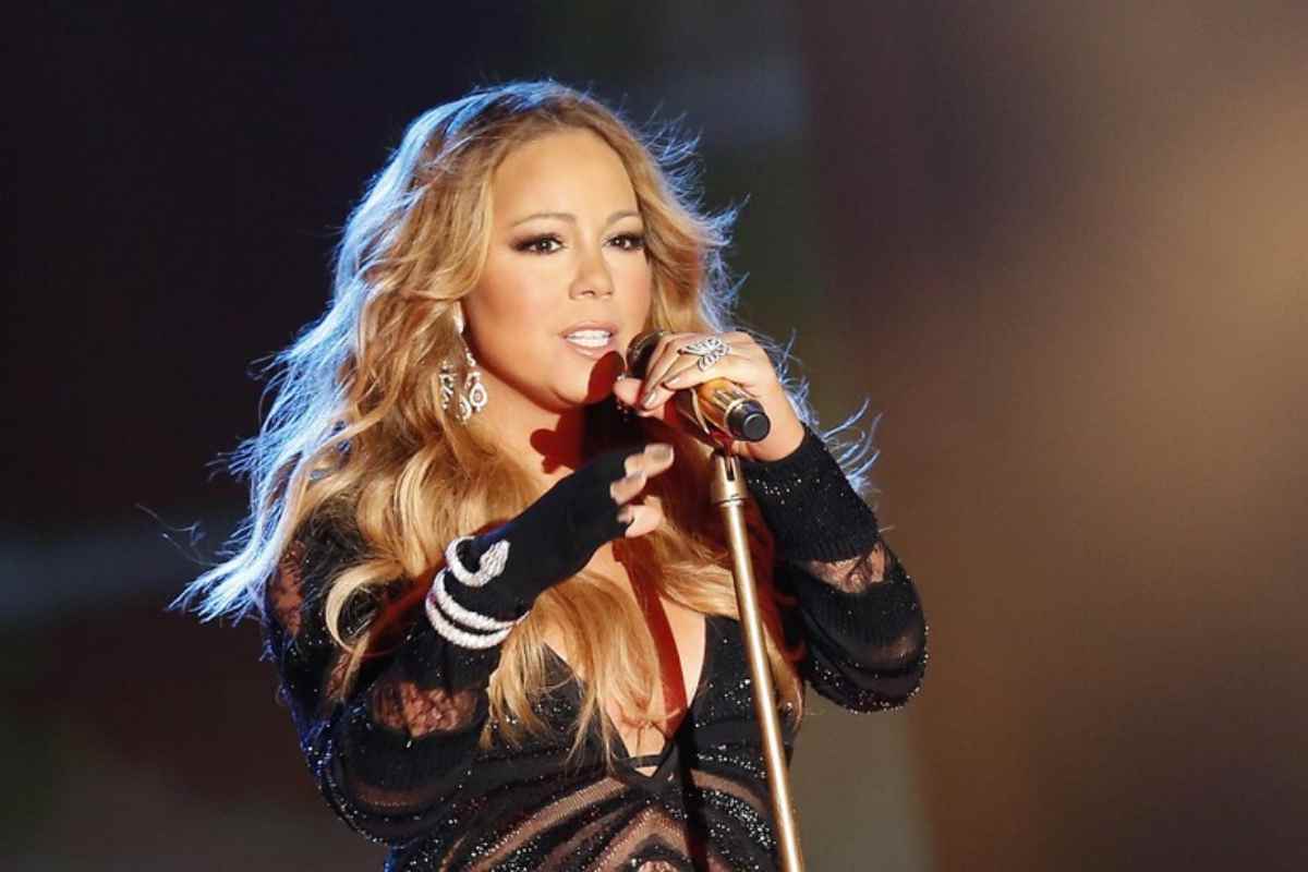 La cantante Mariah Carey durante un concerto