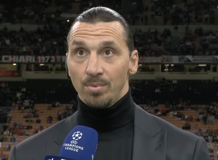 Ibrahimovic parla prima di una partita di Champions