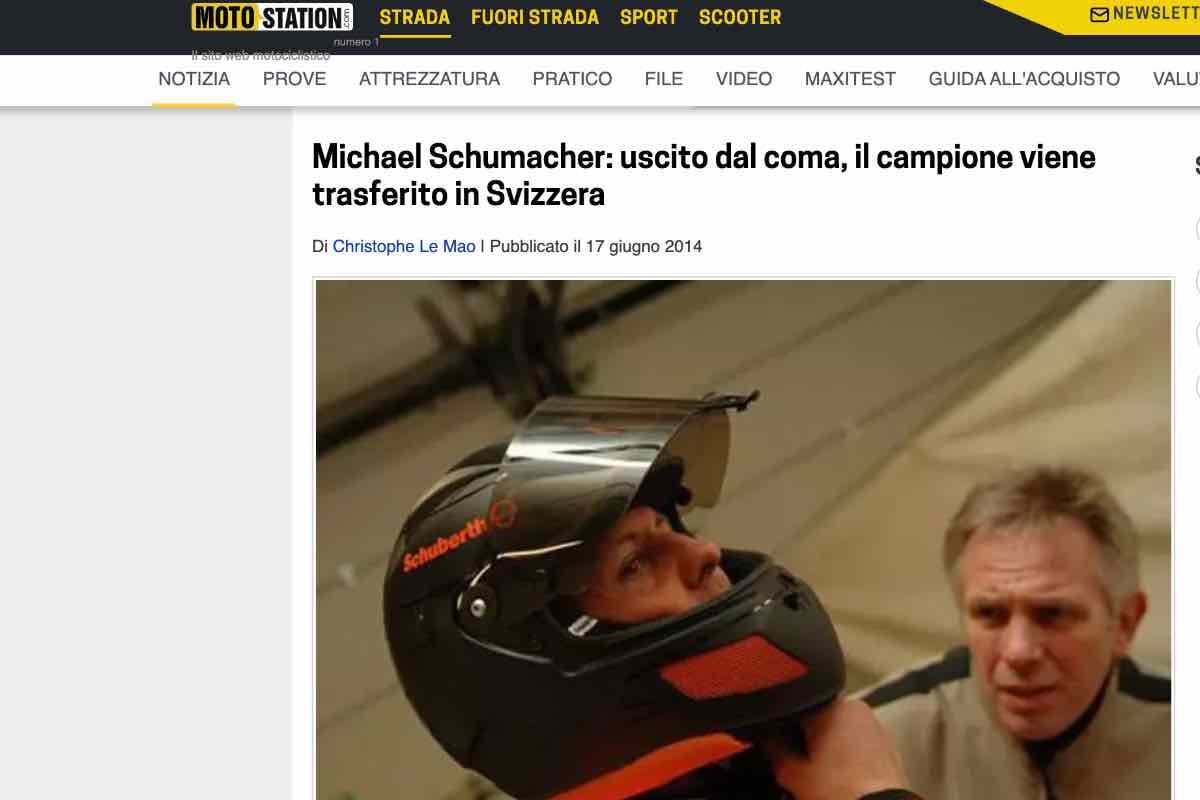 Michael Schumacher è vivo?