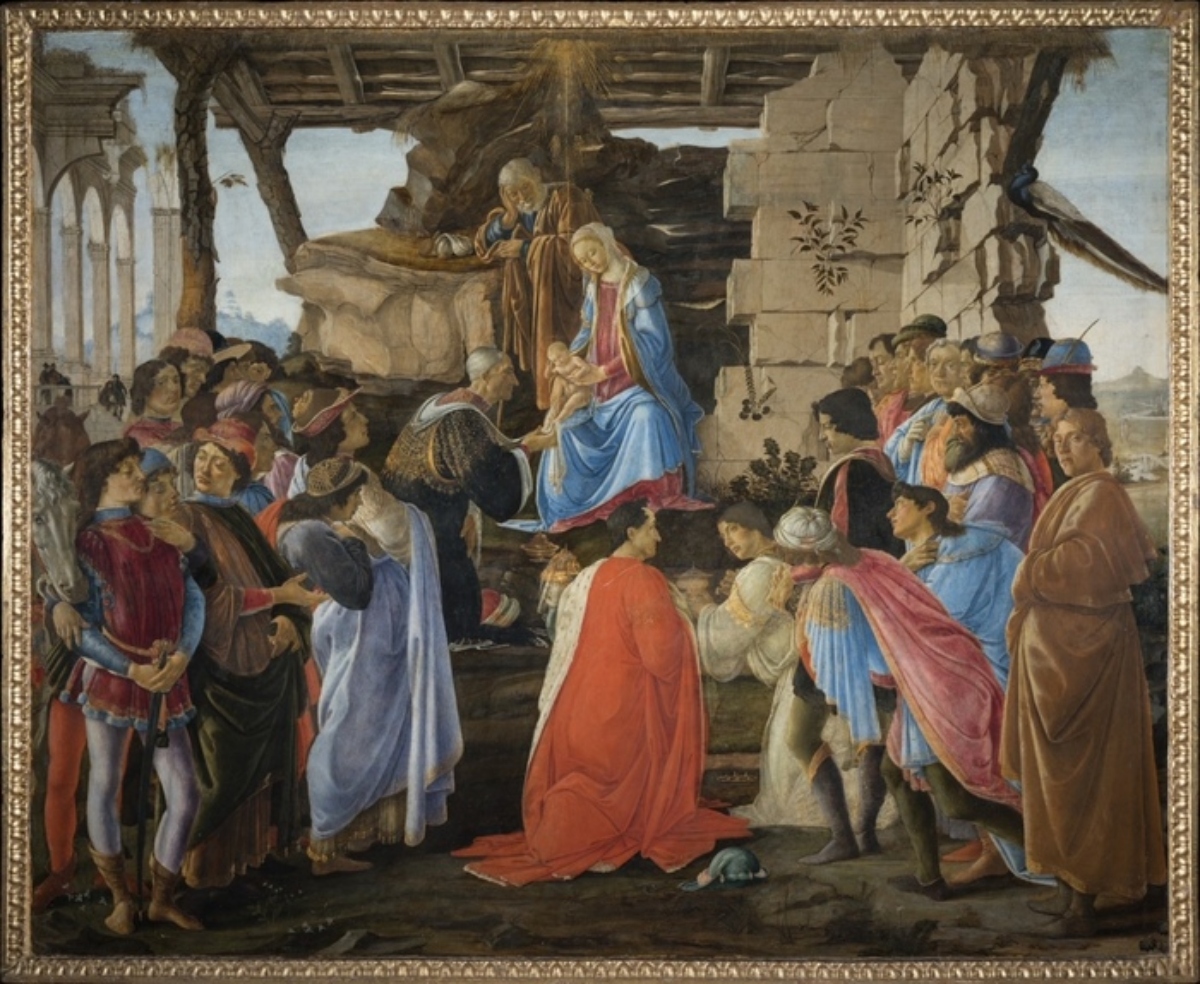 adorazione dei mag di sandro botticelli