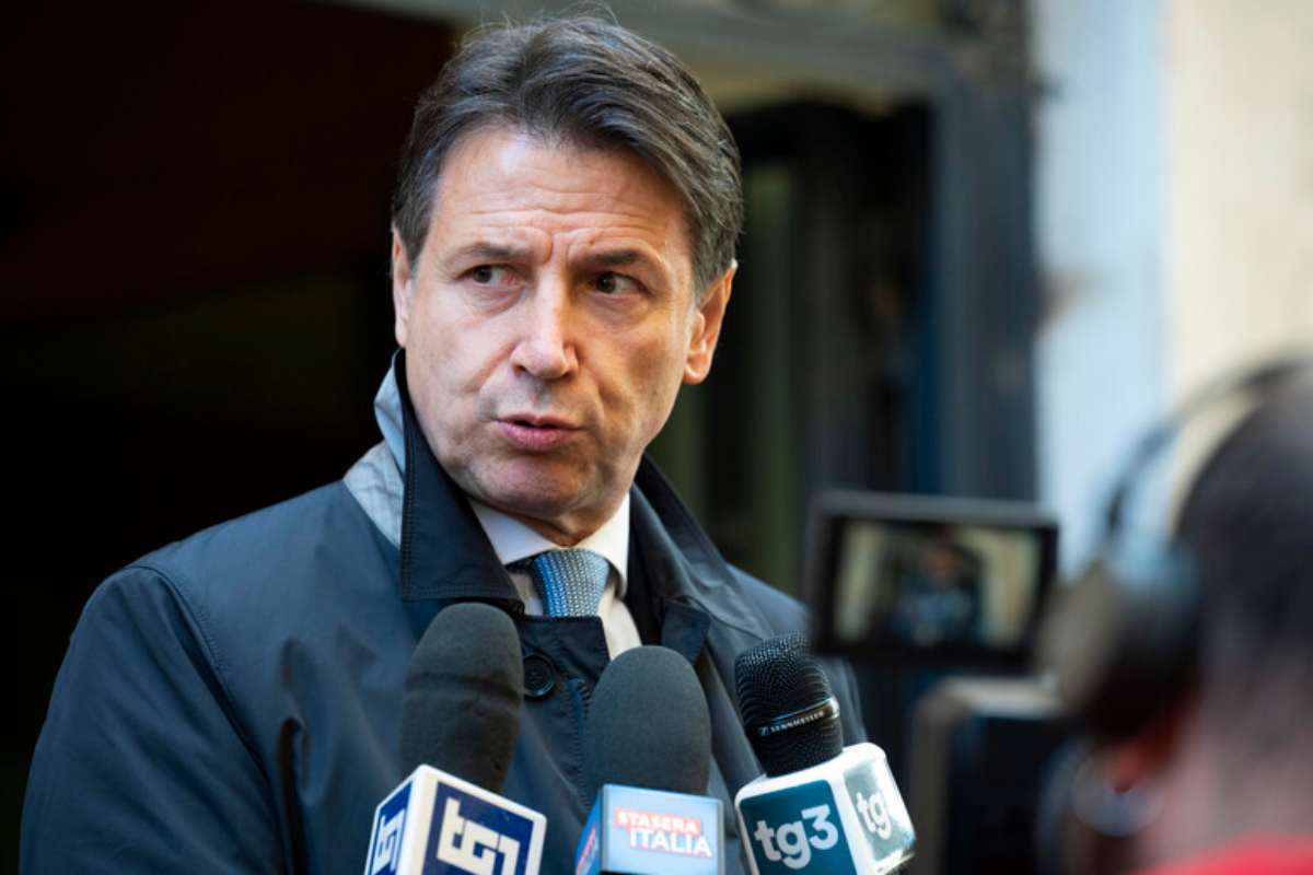 conte intervistato al tg1