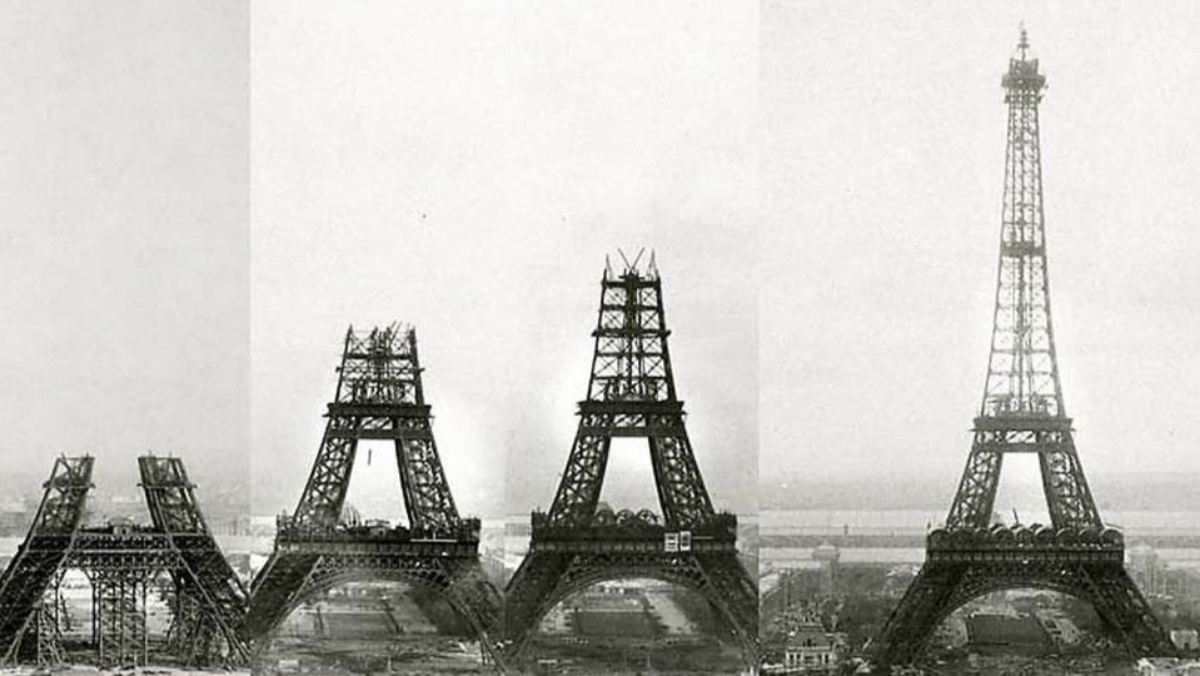 tour eiffel fasi di costruzione