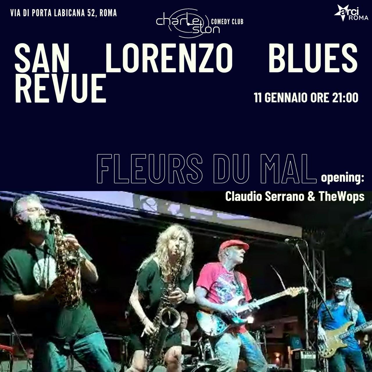 locandina san lorenzo blues revue