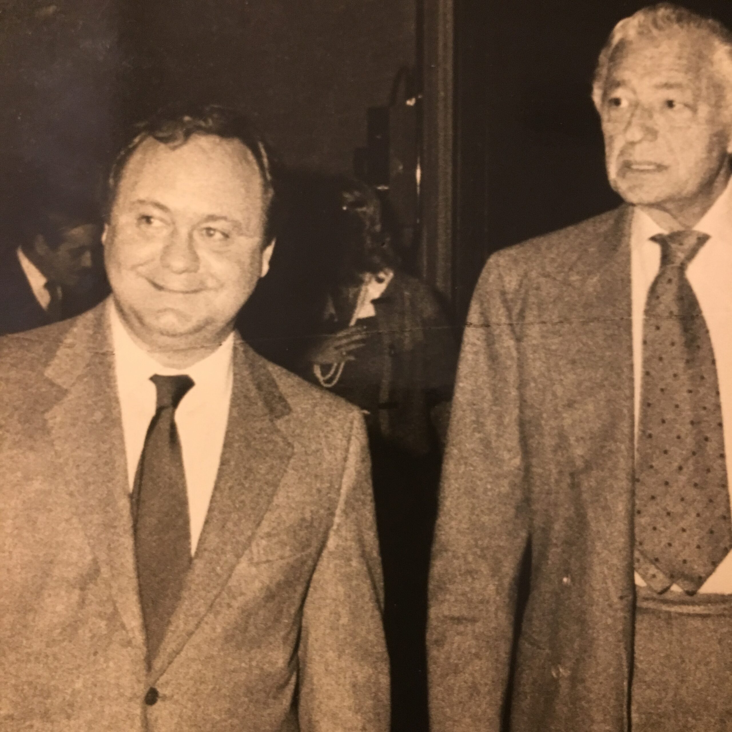 Marco benedetto con gianni agnelli