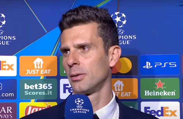 Thiago Motta intervistato a Sky dopo Juve-City