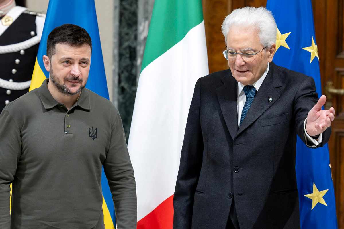 Zelensky e mattarella