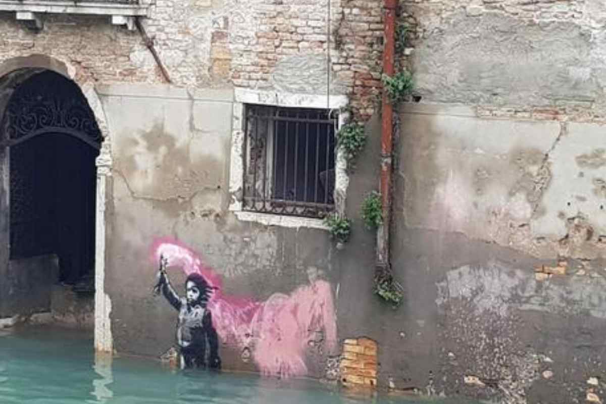 banksy venezia murale