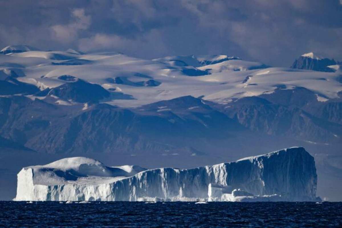 una vista della groenlandia