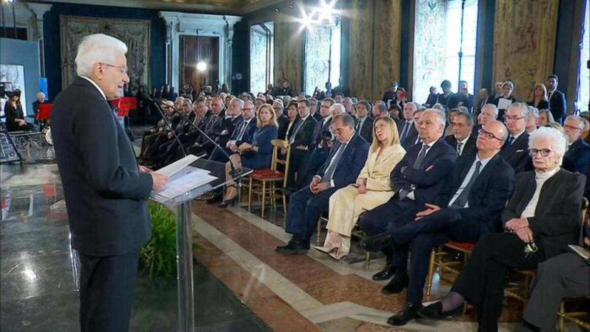 mattarella all'80° anniversario apertura cancelli auschwitz