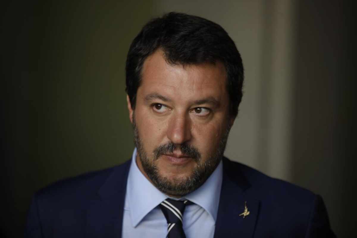 Il ministro dei trasporti Matteo Salvini