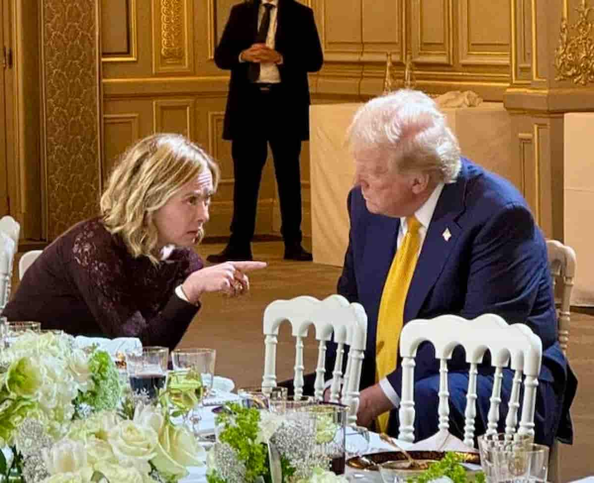 Meloni e trump in un precedente incontro, questa volta hanno parlato di cecilia sala