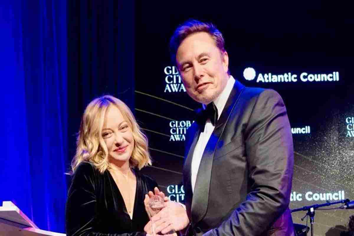 Giorgia Meloni ed Elon Musk