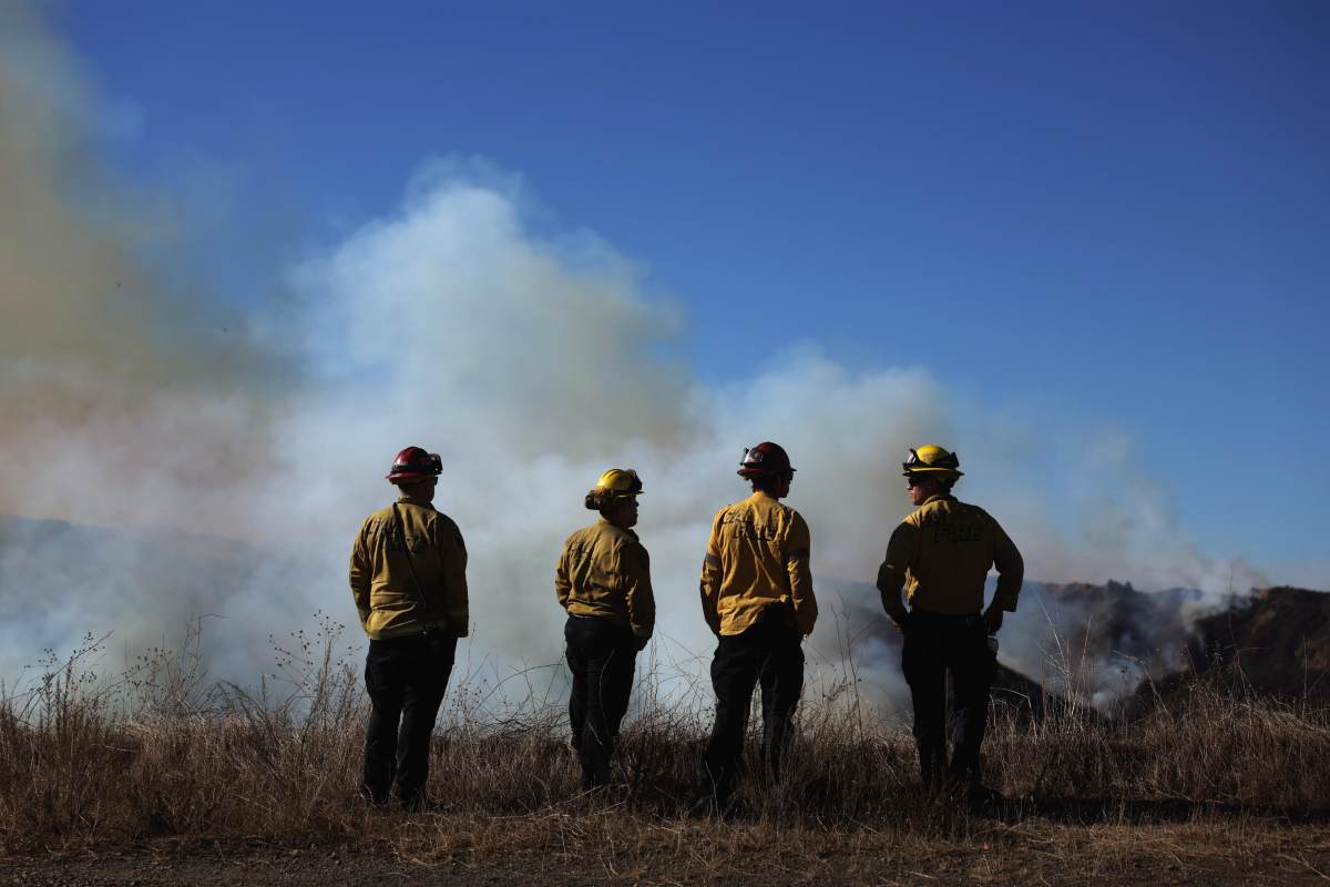 pompieri incendi los angeles 