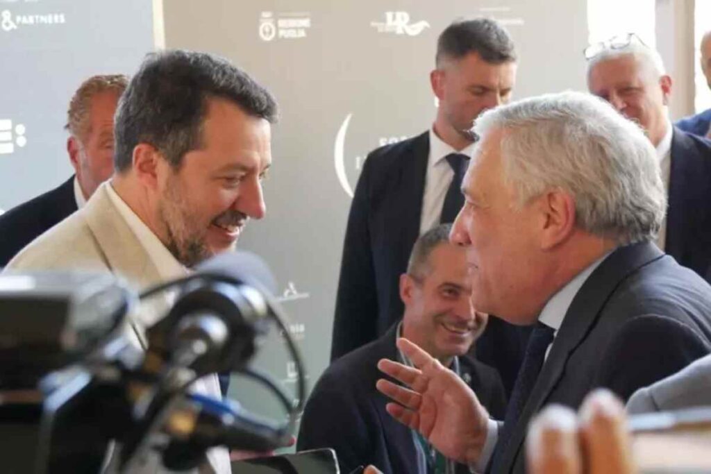 Matteo Salvini e Antonio Tajani