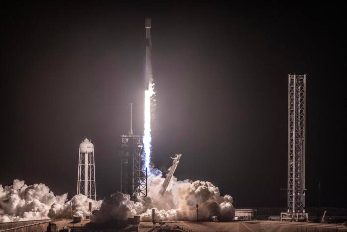 Il lancio della navicella di Space X