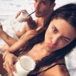 Belen Rodriguez e Stefano de Martino FOTO della "seconda luna di miele" alle Maldive