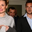 La Blasi e Totti nella foto Ansa