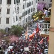 Lazio-Roma FOTO: romanisti a Testaccio, laziali a Tor di Quinto