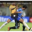 Brasile-Ecuador 0-0: highlights Coppa America 2016