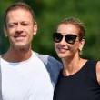 Rocco Siffredi al Lido di Venezia con la moglie Rozsa (foto Ansa)