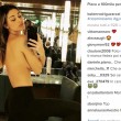 Belen Rodriguez, selfie senza maglietta su Instagram e...canta Shakira VIDEO