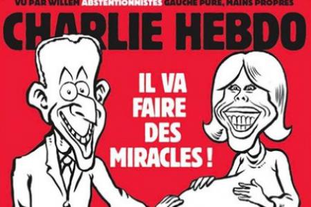 Charlie Hebdo, vignetta ritrae Brigitte incinta: "Macron farà miracoli...". Sessista e misogina?