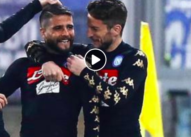 Napoli-Chievo Verona, Lorenzo Insigne e Dries Mertens (Ansa)