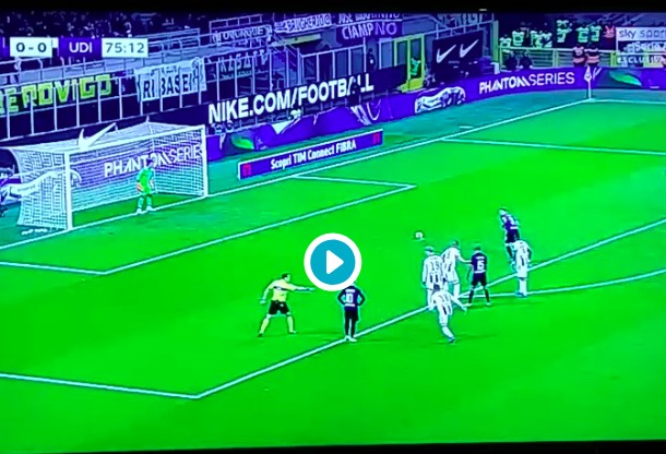Icardi VIDEO GOL Inter-Udinese, cucchiaio su rigore alla Francesco Totti
