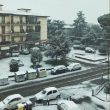 Firenze sotto la neve, foto Twitter