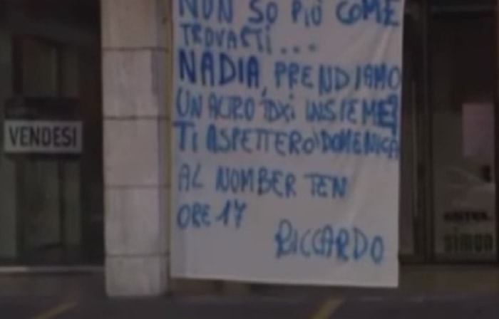 Bologna, ragazzo cerca Nadia
