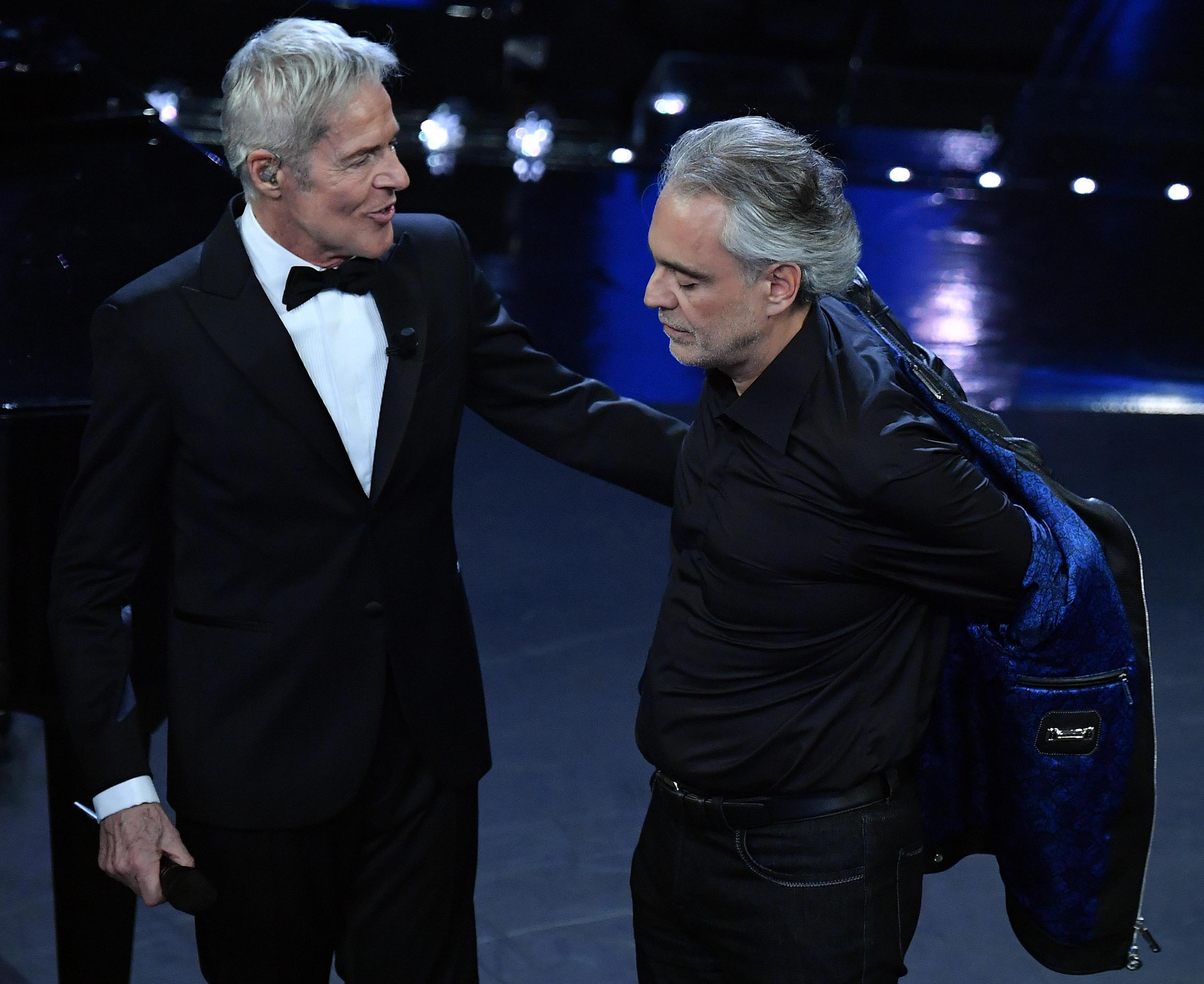 Sanremo 2019, Andrea e Matteo Bocelli cantano insieme4