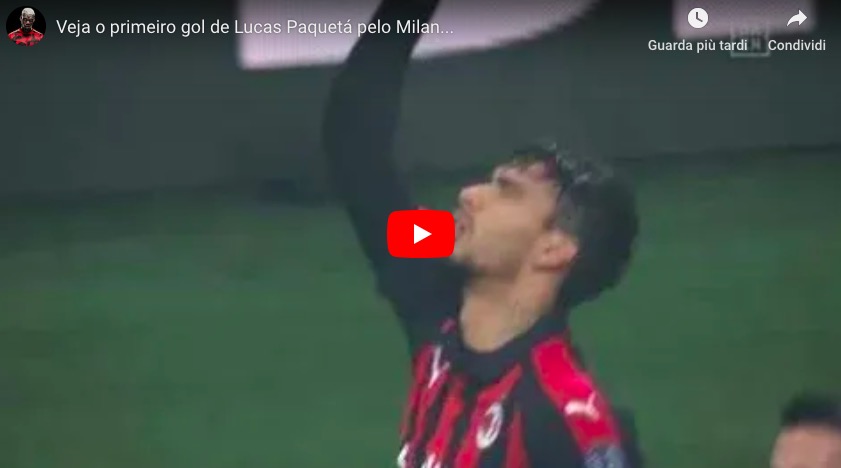 Lucas Paquetá segna 1° gol con il Milan e lo dedica ai giovani calciatori del Flamengo morti