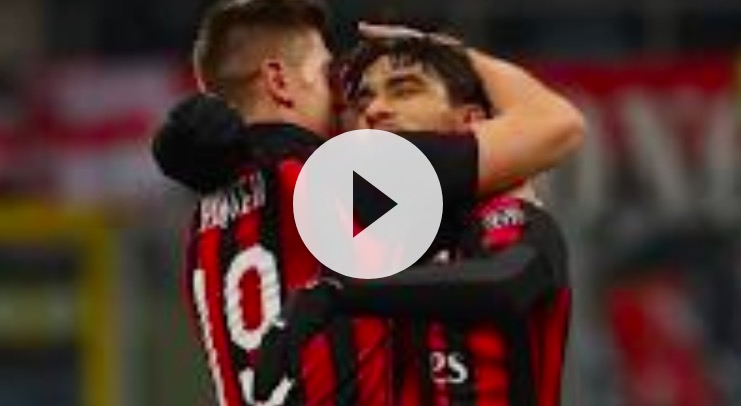 YouTube, Milan-Sassuolo: highlights video gol Piatek Paqueta