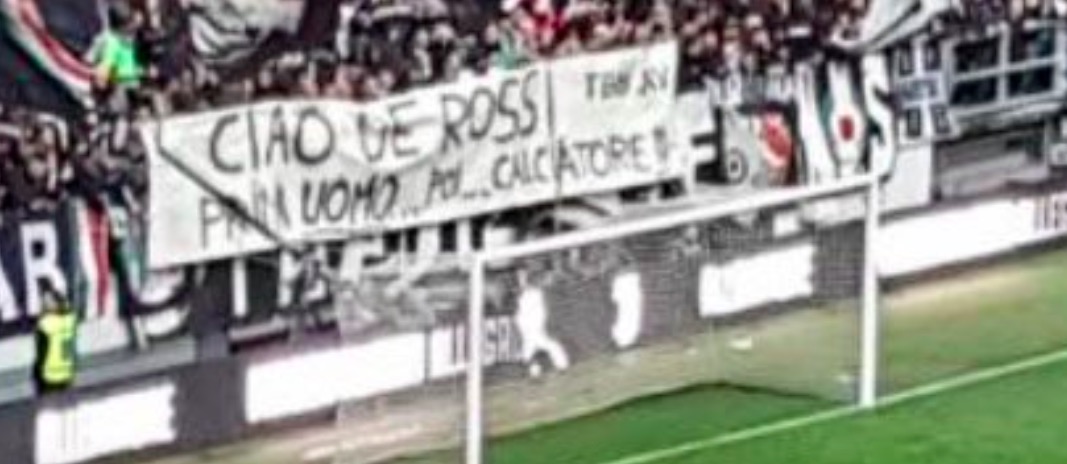 De Rossi, striscione per lui allo Juventus Stadium: "Prima uomo poi calciatore"