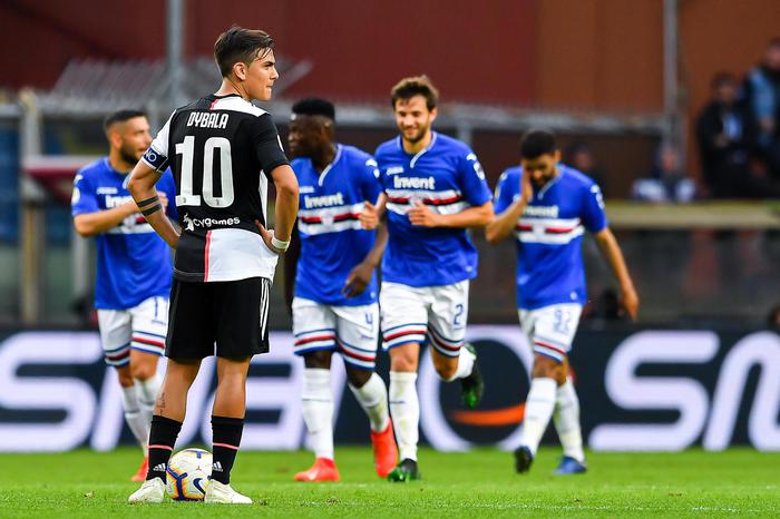 Allegri saluta la Juve con un ko, Samp vince 2-0 con Defrel e Caprari