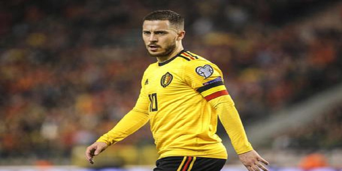 Hazard con la nazionale belgaa