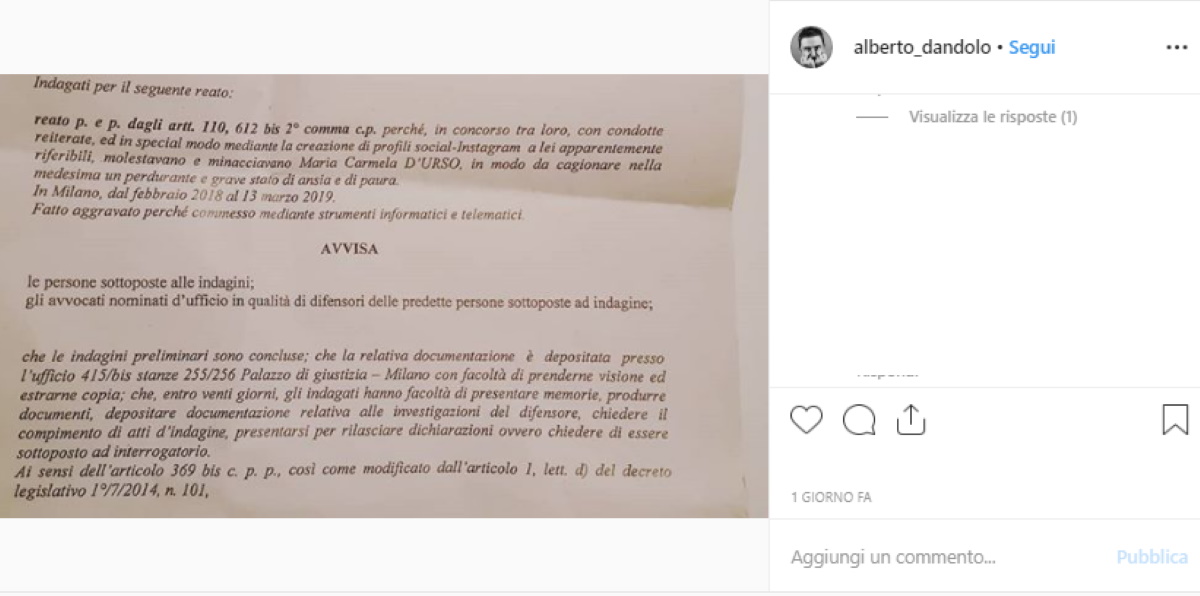 Alberto Dandolo e la denuncia di Barbara D'Urso per stalking