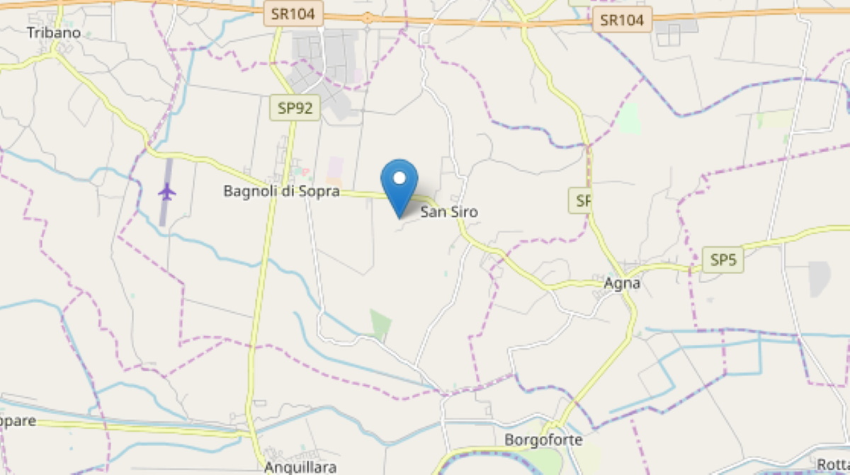 Terremoto Padova, scossa tra Bagnoli di Sopra e Agna del 2.6