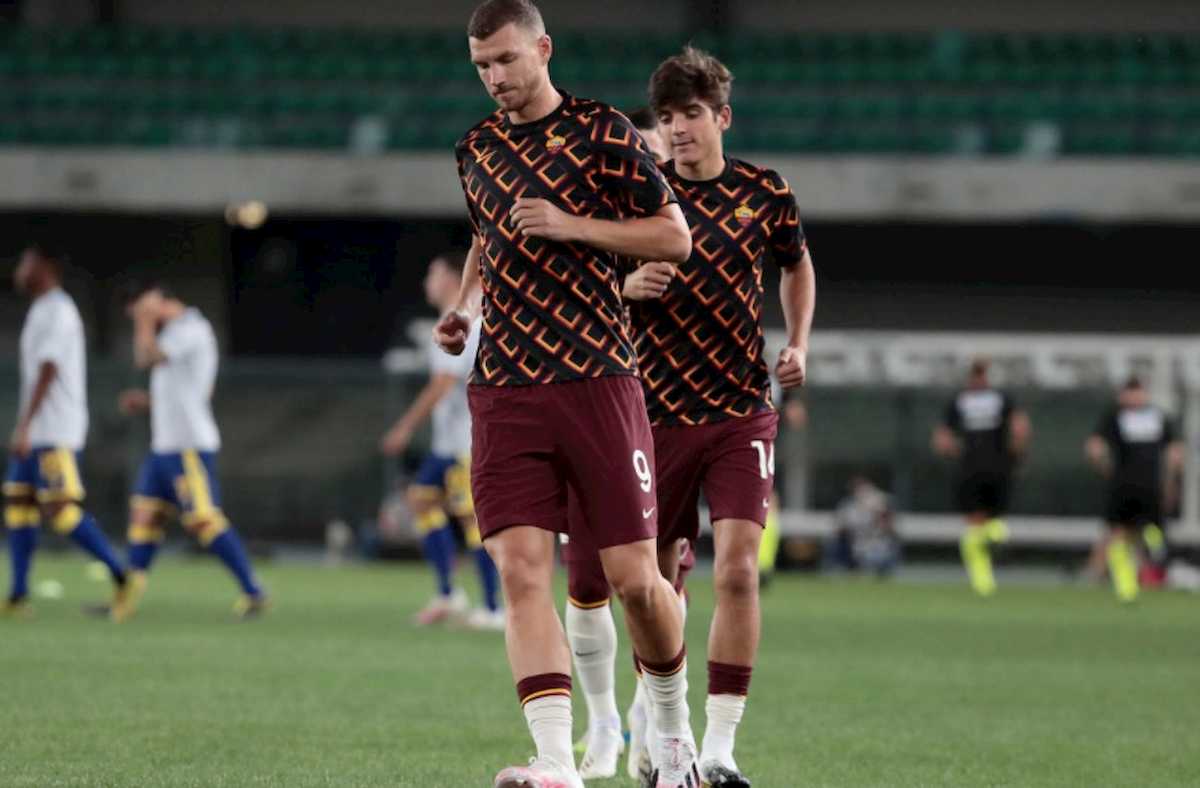 Verona-Roma 0-0, tre traverse ma nessun gol: senza Dzeko i giallorossi pungono