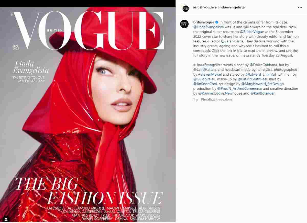 vogue linda evangelista