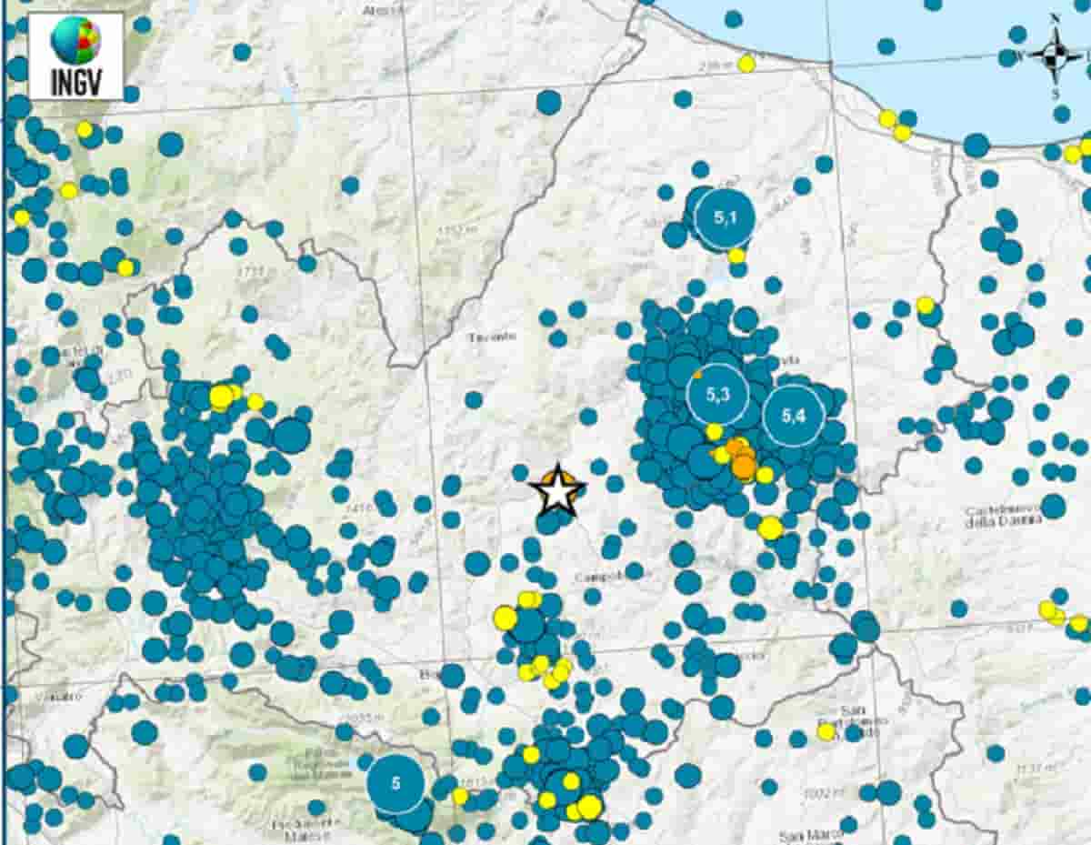 Terremoto Molise, foto Ansa