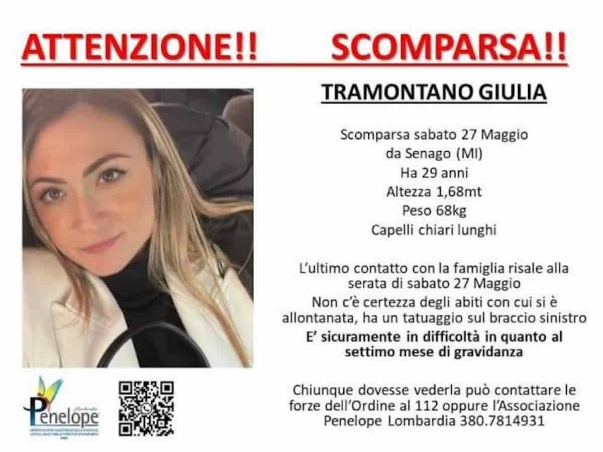 scomparsa giulia tramontano