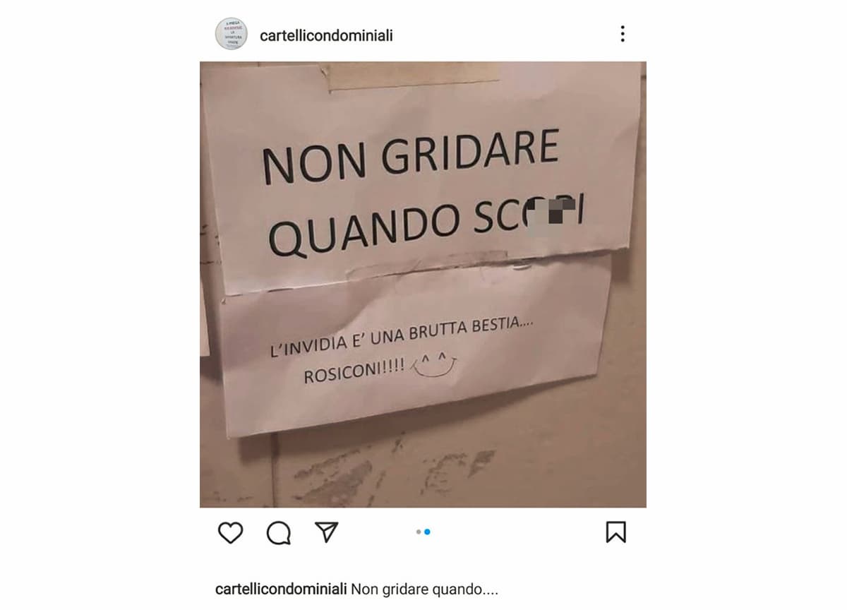 sesso troppo rumoroso vicino