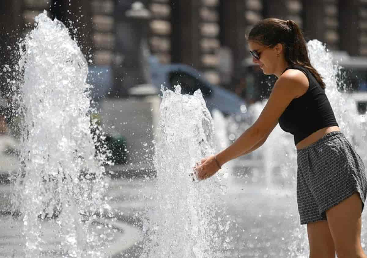 Le temperature più alte, foto Ansa