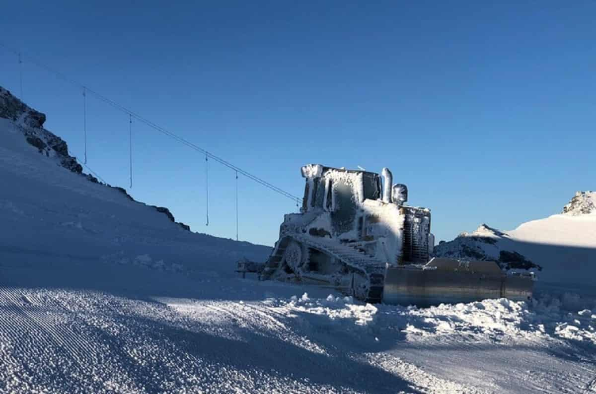 Ghiacciaio dello Stelvio, foto Ansa