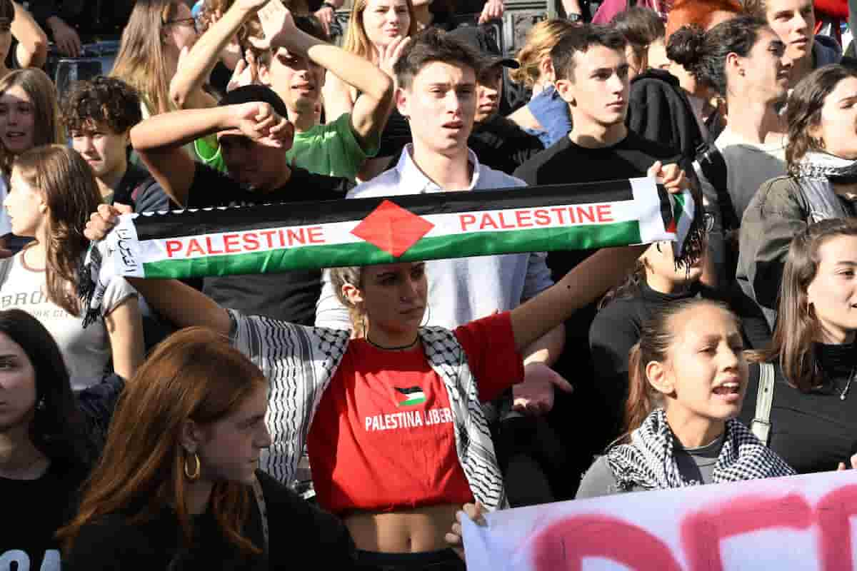 studenti pisa palestina