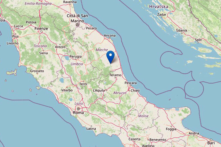 Terremoto nelle Marche, scossa di magnitudo 4.0 in provincia di Fermo