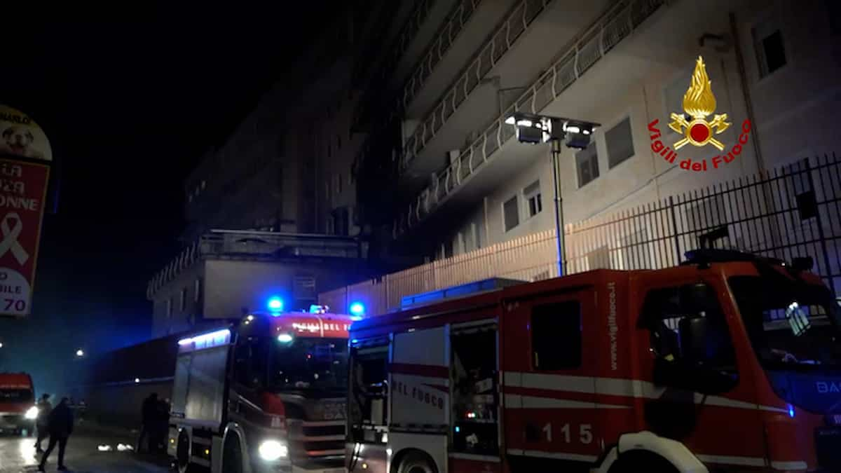 tivoli incendio ospedale