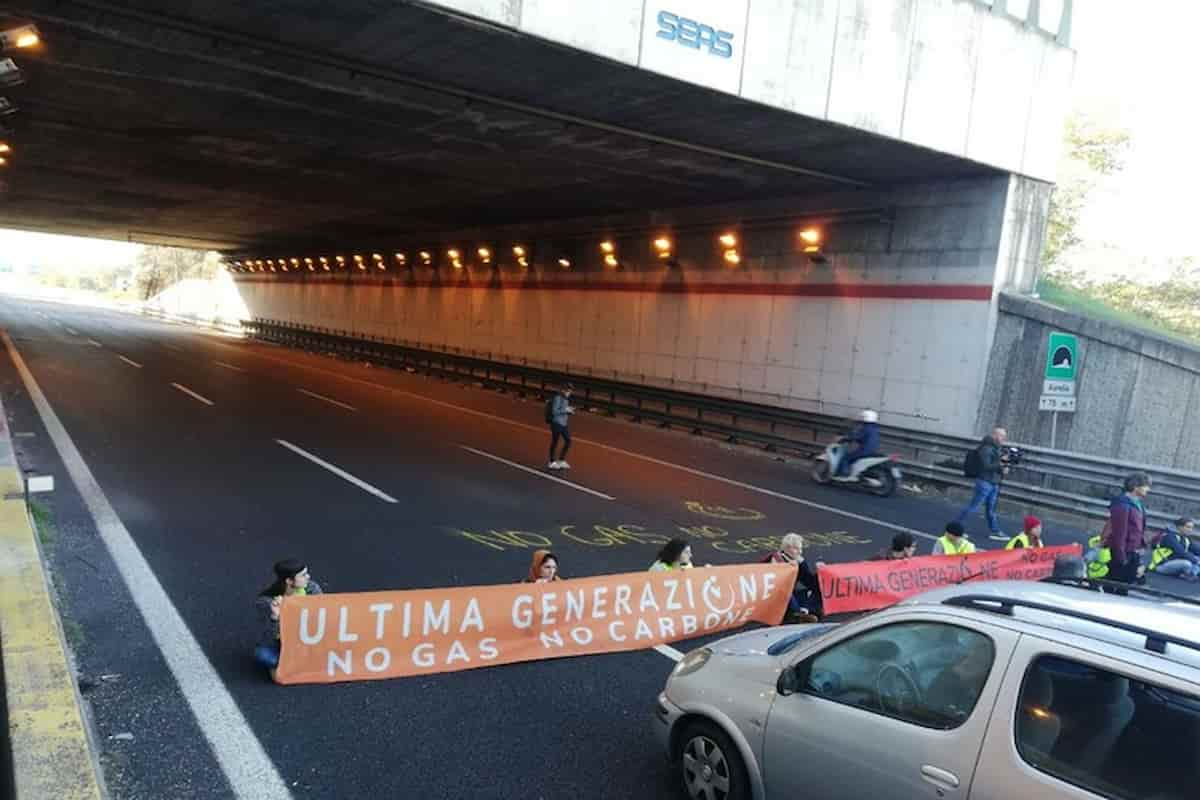 ultima generazione roma-civitavecchia