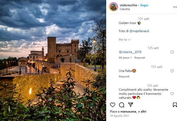 Crecchio, foto Instagram